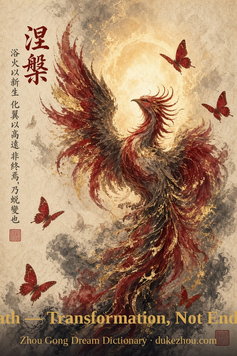 death dream meaning — Zhou Gong interpretation illustration