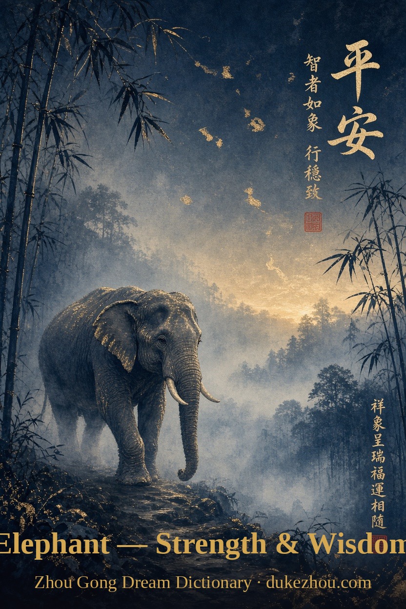 elephant dream meaning — Zhou Gong interpretation illustration
