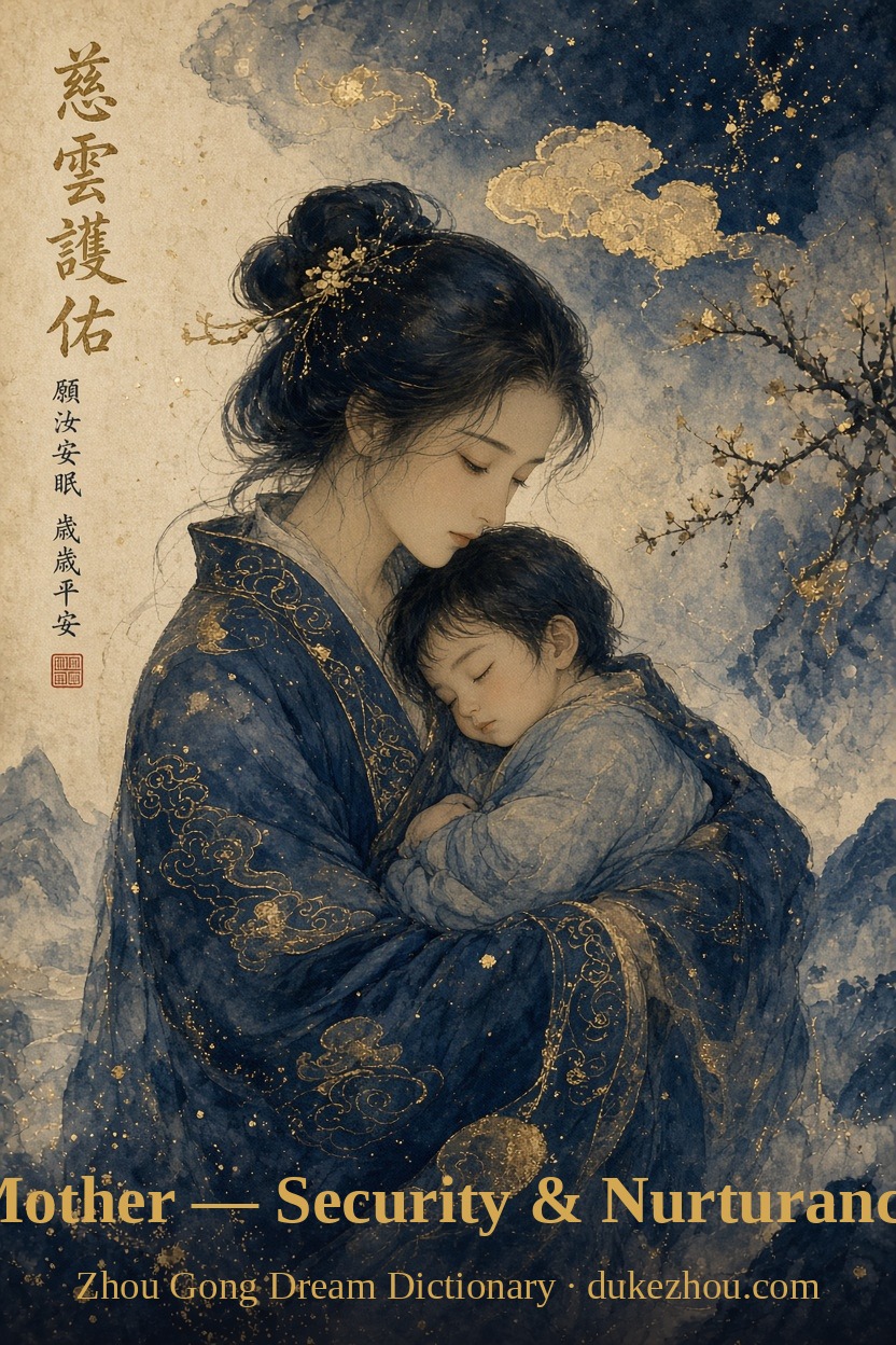 mother dream meaning — Zhou Gong interpretation illustration