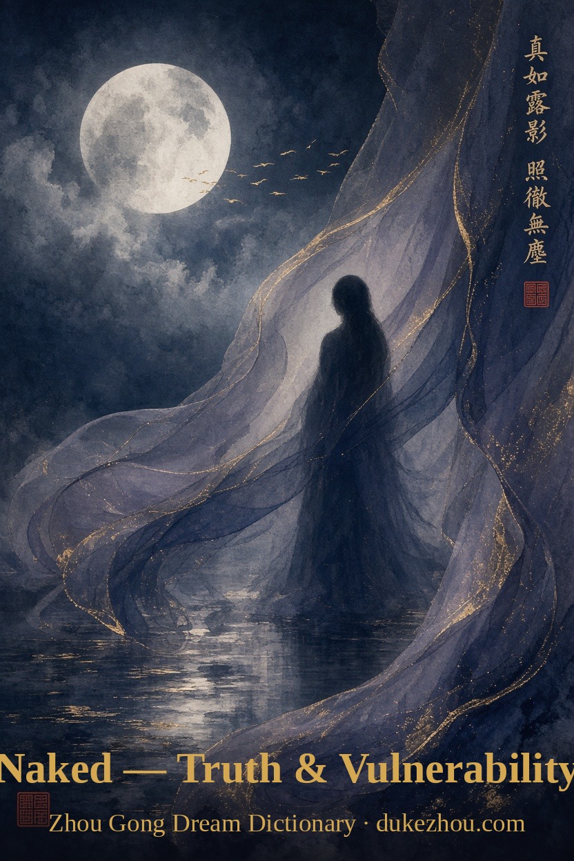 naked dream meaning — Zhou Gong interpretation illustration