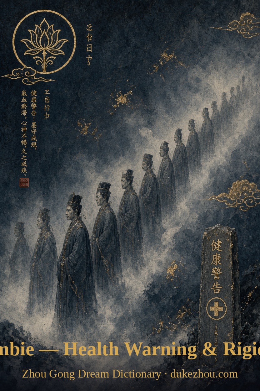 zombie dream meaning — Zhou Gong interpretation illustration
